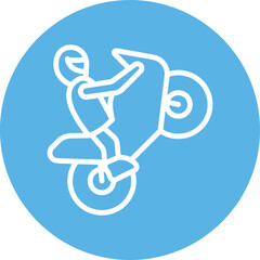 Biker Vector Icon
