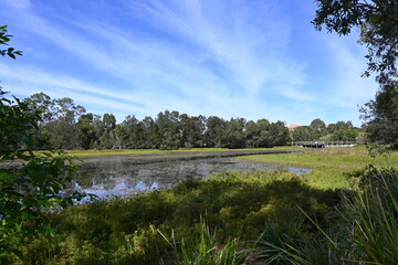 Lake and sky view