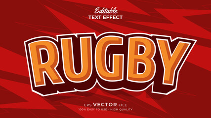 Editable text style effect - sports text effects style illustration