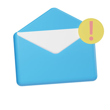Message Notification Ecommerce 3D icon