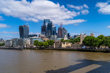 Obraz premium View of the city of London Skyline, UK
