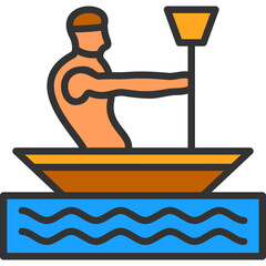 Canoeing Icon