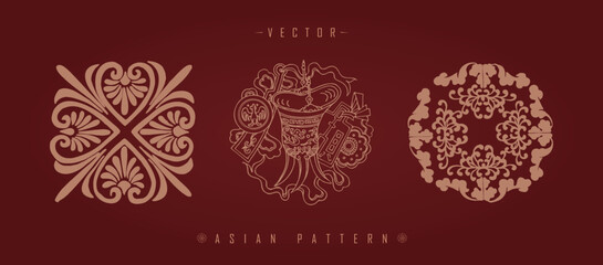 Chinese traditional decorative pattern