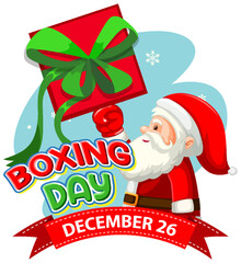 Boxing day banner design