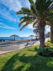 vista della città di santa cruz madeira