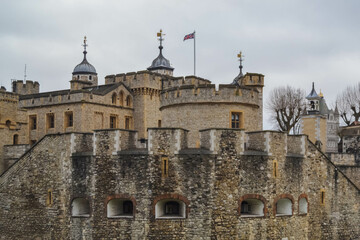 Fototapeta na wymiar Wonderful Tower of London in England