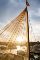 beautiful italian island procida famous for its colorful marina, tiny narrow streets and many...
