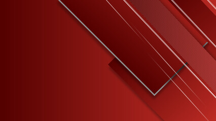 Abstract red background with metal texture and line texture