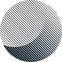 Circle line colorful. Technology symbol