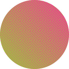 Circle line colorful. Technology symbol