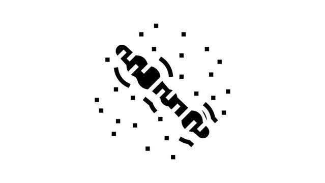 keloid scar line icon animation