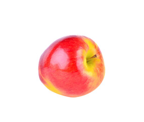 Ripe apple on transparent png