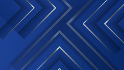 Abstract dark blue background with overlap layers and metal texture. Vector abstract graphic design banner pattern presentation background wallpaper web template.