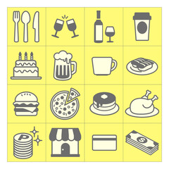 product of life icon set, vector illustration
simple symbol illustration for online shop