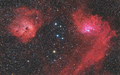 High Resolution Deep Space Photography Of Nebula Astronomy Picture Of Night Sky Object Huge Interstellar Explosion