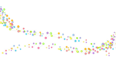 Social media marketing icons internet tags target