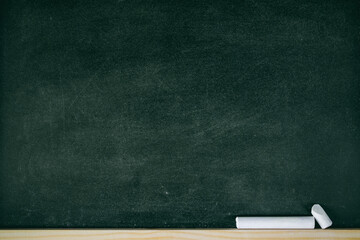 Abstract Chalk rubbed out on blackboard for background. texture for add text or graphic design. Education concepts school.