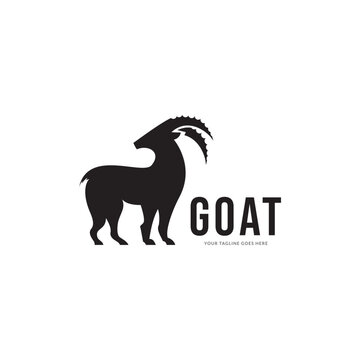 goat logo icon vector template. design art vector template.