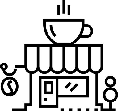 caffee line icon