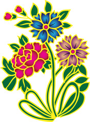 Traditional Paisley Design, Ornamental Paisley Print for Textile Design, Textile Fabric Pranging Design