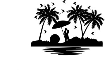 Valentine Couple Love Scene