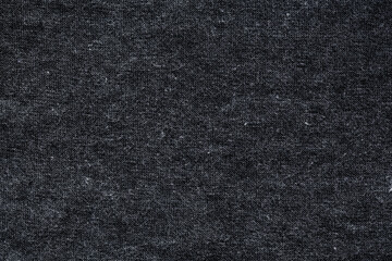 Canvas Polyester texture synthetical for background. Black polyester fabric textile backdrop for interior art design or add text message.