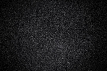 Canvas Polyester texture synthetical for background. Black polyester fabric textile backdrop for interior art design or add text message. - obrazy, fototapety, plakaty