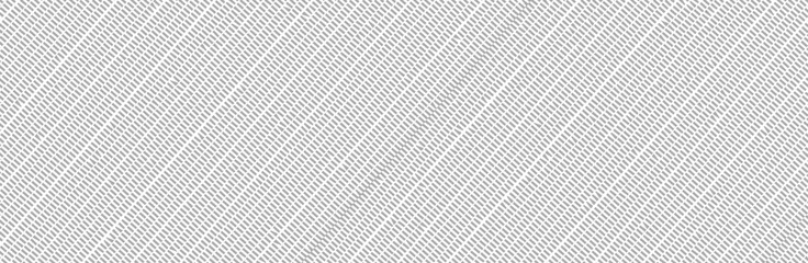 Diagonal dashed lines pattern on white background. Dotted lines pattern for backdrop and wallpaper template. Simple realistic broken lines with repeat stripes texture. Geometric background, vector