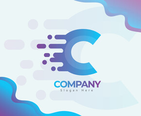 Premium Custom Technology Modern C Letter Logo Design, And Premium Vector. Creative Premium Hi-Quality Minimal Digital Business Technology C Letter Logo Template.