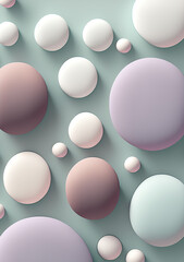 abstract background with circles, soft pastel, pastel colors, easter colors, texture, illustration, digital