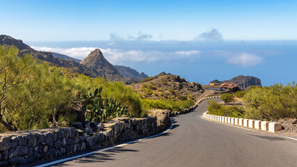 paisaje volcánico de las islas canarias