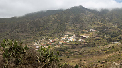 paisaje volcánico de las islas canarias
