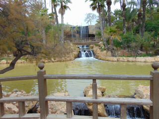 waterfall in the park