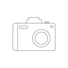 Camera Vector isolated on white background - vector 