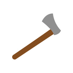 Axe vector isolated on a white background. Vector illustration. coloring sheet for kids.