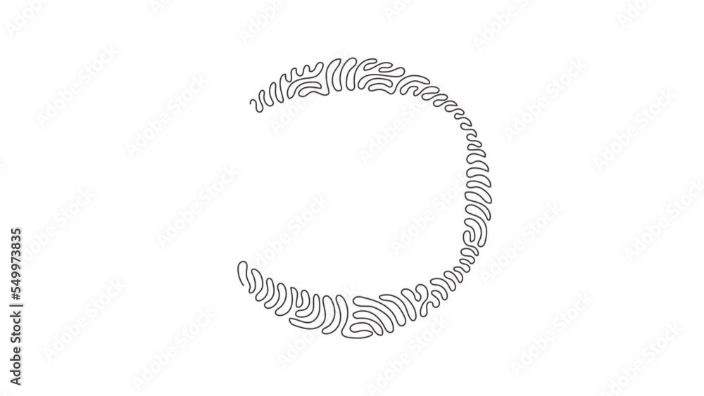 Poster animated self drawing of continuous one line draw sushi roll with salmon. traditional japanese meal.