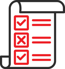 Requirements file Vector Icon
