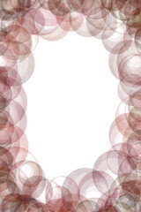 Bubble frame for photo or text