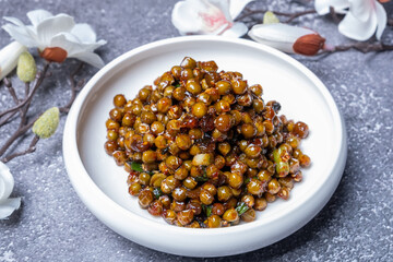 Korean style bean boiled in soy sauce