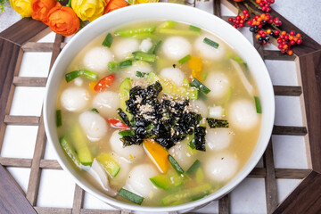 Korean food Potato ongsimi made with potatoes