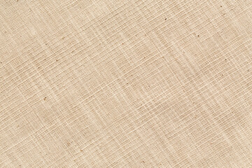 natural fabric linen brown sack pattern canvas or background. sackcloth textured. Textile seamless cream Japanese backdrop design.