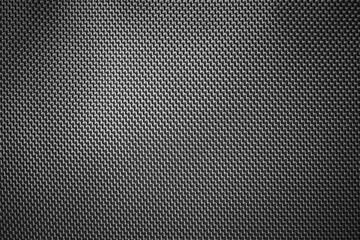 Canvas Polyester texture synthetical for background. Black polyester fabric textile backdrop for...