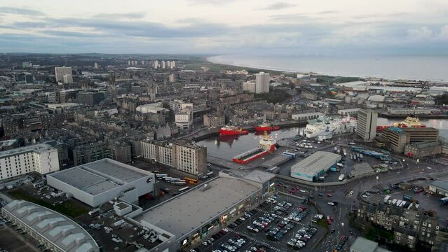 Aberdeen City Centre and North Sea