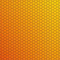 pattern honeycomb orange