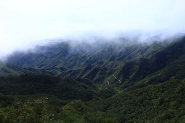 Naklejka premium View in the Rural Park of Anaga in the north of tenerife