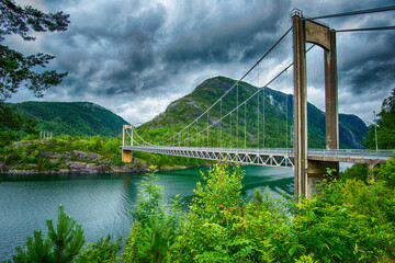 Hålandsundet Brücke Norwegen