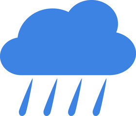 Rainy cloud icon
