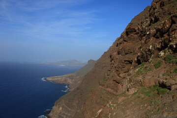 View in the Rural Park of Anaga in the north of tenerife
