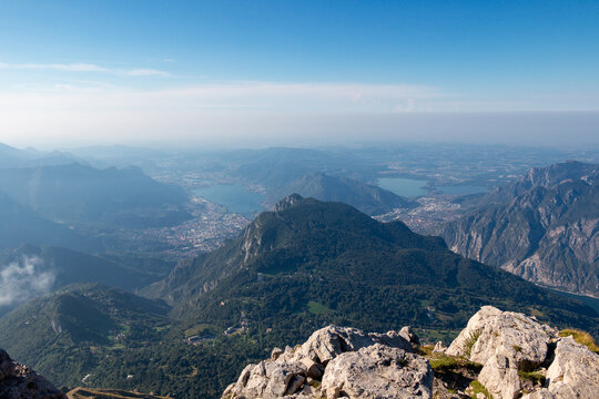 panoramic view from the top of southern Grigna