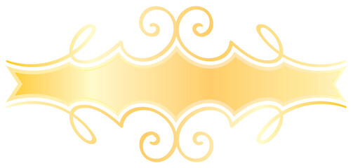 label ribbon vector golden shiny tie ornamental luxury premium pro